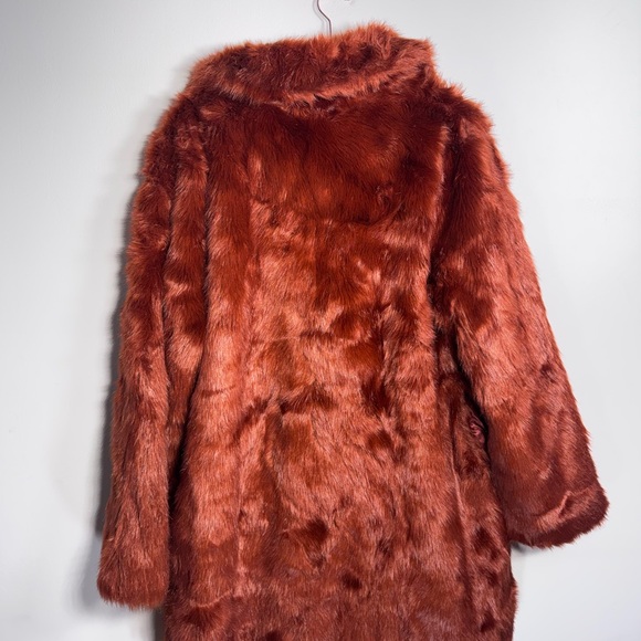ASOS Faux Fur Coat Women’s Size 14 - Picture 8 of 8